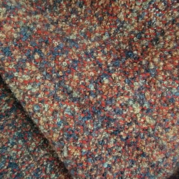 Vintage Mucros Weavers‎  Scarf Hand Woven In Ireland Reds Classic Unisex - Picture 2 of 4